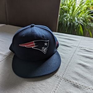 NFL New England Patriots Navy New Era Fitted Hat 59/50 - Size 7 1/2